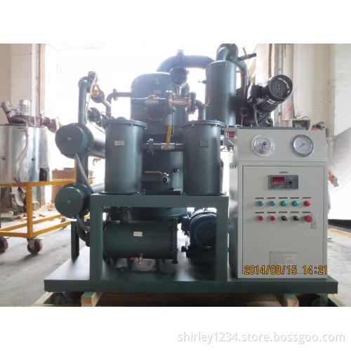 High Effective Double-Stage Vacuum Fully Automation Insulation Oil Purifier
